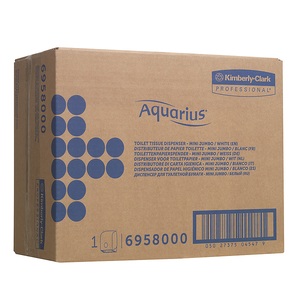 Aquarius Mini Jumbo Toilet Tissue Dispenser White