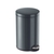 Durable Pedal Bin Metal Round Charcoal 12 Litre