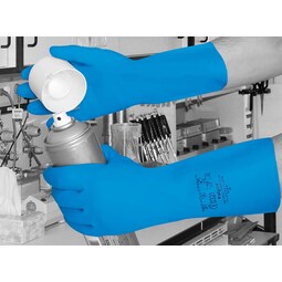 Nitri-Tech III Nitrile Glove Blue Large