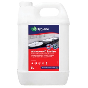 BioHygiene Washroom 4D Sanitiser 5 Litre