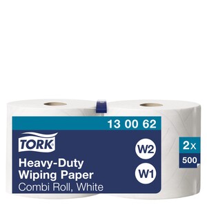 Tork Heavy Duty Wiping Paper White 170M