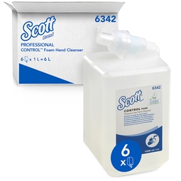 Scott Control Frequent Use Foam Hand Cleanser Refill Cassettes Clear 1 Litre
