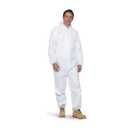 KeepCLEAN Disposable Hood Coverall White Extra Large