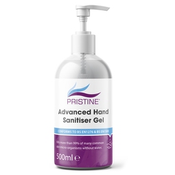 PRISTINE Advanced Hand Sanitiser Gel Pump 500ML