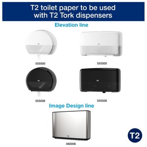 Tork Mini Jumbo Toilet Paper Roll White 240M