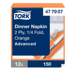 Tork Dinner Napkin Orange