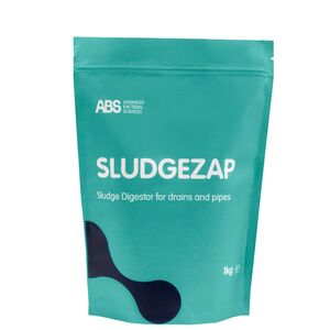 ABS SLUDGEZAP Sludge Digestor Septic Tanks and Soil Stacks Pouch 1KG