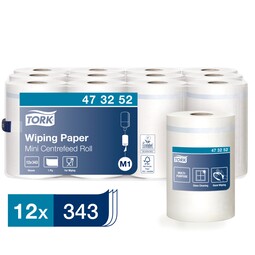 Tork Centrefeed Wiping Paper White 120.05M