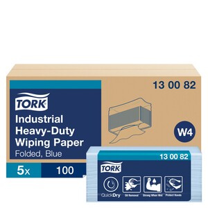 Tork Heavy Duty Wiping Paper Blue