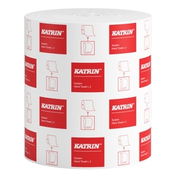 Katrin System Paper Hand Towel Roll Large 2-Ply White