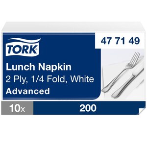 Tork Lunch Napkin White