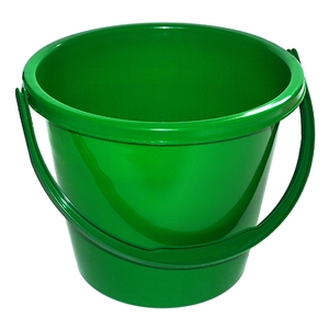 CleanWorks Plastic Bucket Green 9 Litre
