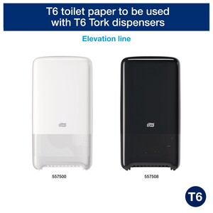 Tork Soft Mid-size Toilet Paper Roll White 90M