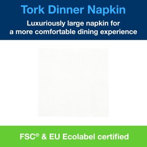 Tork Dinner Napkin 2Ply White 39CM