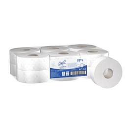 Scott Essential 2Ply Jumbo Roll Toilet Tissue White