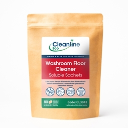 Cleanline Eco Washroom Floor Cleaner Bucket Paper Sachet (Pack 80)