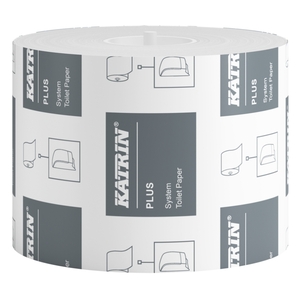 Katrin Plus System Toilet Roll  2-Ply White 800 Sheet (Case 36)