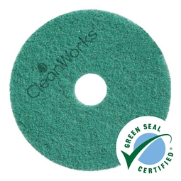 CleanWorks ProEco Premium Floor Pad Green 11" (Case 5)