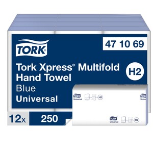 Tork Xpress Multifold Hand Towels Blue