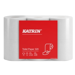 Katrin Classic Toilet Rolls 320 Sheet White (Case 36)
