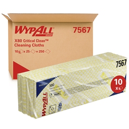 Wypall X80 Cleaning Cloth Yellow (Case 10)