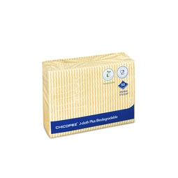 Chicopee J Cloth Plus Biodegradable Yellow Pack 50