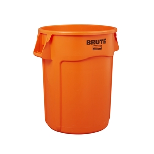 Rubbermaid Brute Container Orange 121.1 Litre