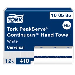 Tork PeakServe Continuous Paper Hand Towels White