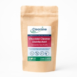 Cleanline Eco Virucidal Cleaner Disinfectant T11 Paper Sachet (Pack 20)