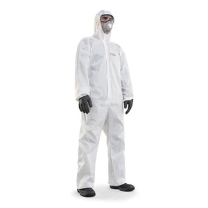 Disposable Coverall Mutex 2 Type 5 & 6 Hooded White Double Extra Large