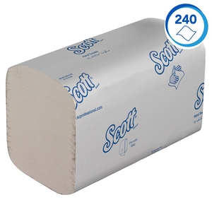Scott Xtra Hand Towel I Fold Medium White (Case 3,600)