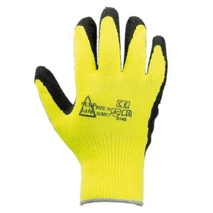 KeepSAFE High Visibility Grip Latex Coat Glove