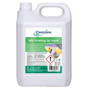 Cleanline Eco Mild Washing Up Liquid 5 Litre