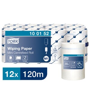 Tork Centrefeed Wiping Paper White 120M