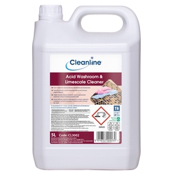 Cleanline Acid Washroom & Limescale Cleaner 5 Litre (Case 4)