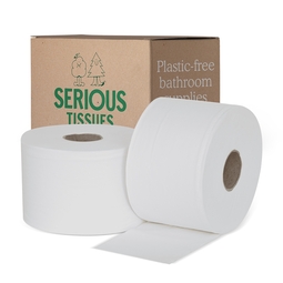 SeriousTissues 100% Recycled Twin Toilet Roll 2Ply 120M (Case 24 )