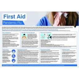 First Aid Pandemic Flu Poster 594x420MM