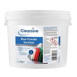 Cleanline Blue Powder Sanitiser 10KG