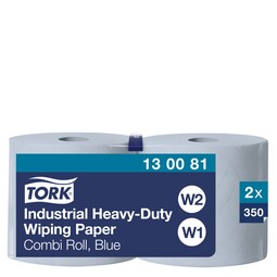 Tork Industrial Heavy Duty Wiping Paper Blue 119M