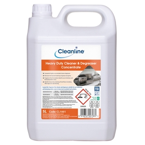 Cleanline Heavy Duty Cleaner & Degreaser Concentrate 5 Litre (Case 4)