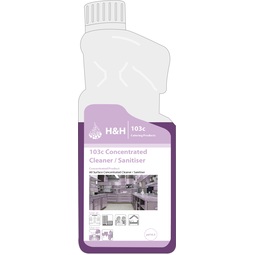 H&H Concentrated Cleaner Sanitiser 1 Litre