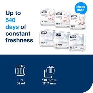 Tork Constant Air Freshener Mixed Pack (Case 6)
