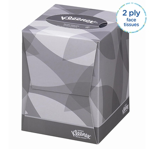 Kleenex Facial Tissue Cube 2Ply White 90 Sheet (Case 12)