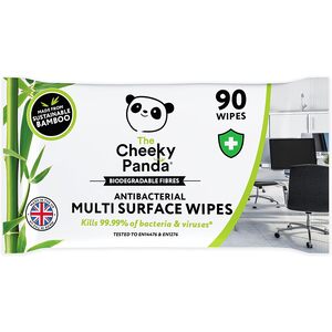 Cheeky Panda Anti-Bac Multi Surface Bamboo Wipes 90 Wipes (Pack 6)  