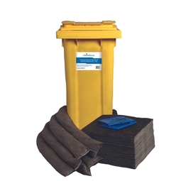 CleanWorks General-Purpose Spill Kit Wheeled Bin 120 Litre
