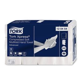 Tork Xpress Compressed Soft Multifold Hand Towels H2 White (Case 2400)