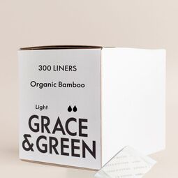 Grace & Green Bulk Bamboo Liners (Pack 300)