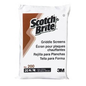 3M Scotch-Brite Replacement No.200 Griddle Screens (Pack 20)