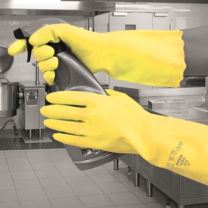 Pura Mediumweight PVC Glove Yellow EN374 Small