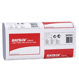 KATRIN Classic Interleaved One Stop Towel 2Ply Blue